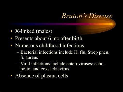 bruton's disease prognosis.